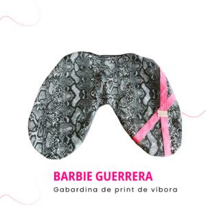 Almohada de viaje rellenable con ropa gabardina estampada