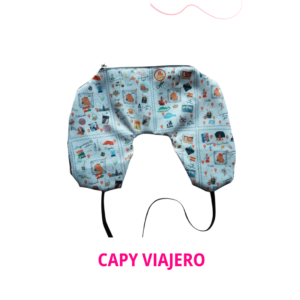 Almohada de viaje rellenable carpincho