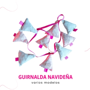 Guirnalda decoración navideña ecológica