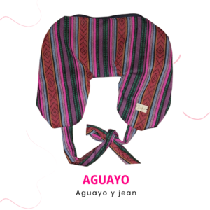 Almohada de viaje rellenable con ropa Carnavalito