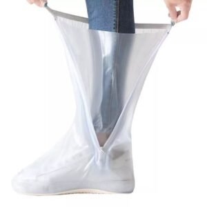 Cubre botas/zapatos para lluvia PVC liviano blanco