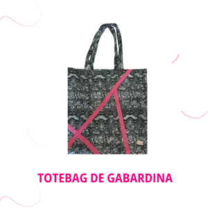Totebag gabardina animal print víbora