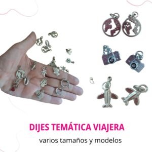 Dijes para collar, llaveros, pulsera o argolla