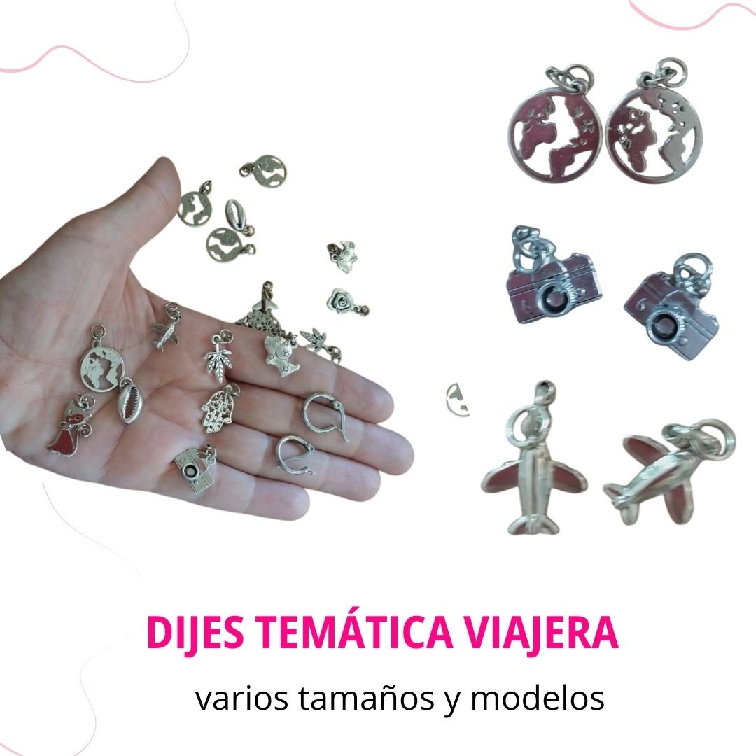 Dijes para collar, llaveros, pulsera o argolla